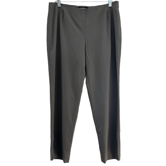 Lafayette 148 Virgin Wool Ankle Pant in Taupe Size 10 - Picture 1 of 6